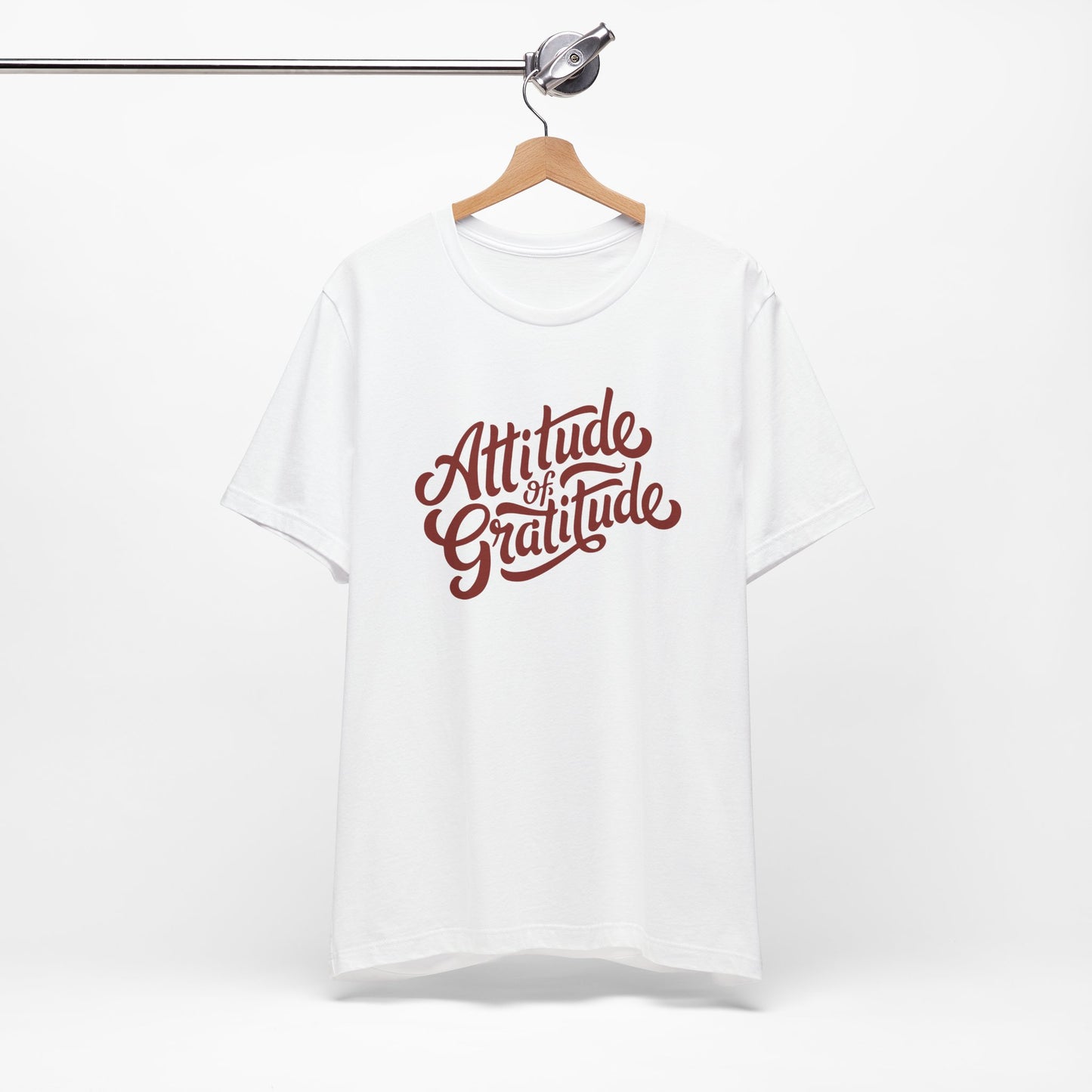 Attitude of Gratitude Shirt – Positive Thanksgiving Fall Tee with Inspirational Quote