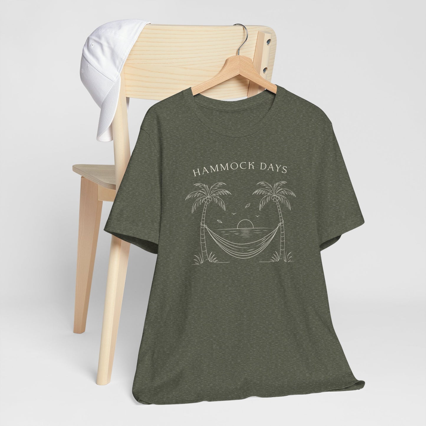 Hammock Days Shirt - Tropical Beach Vacation Graphic Tee
