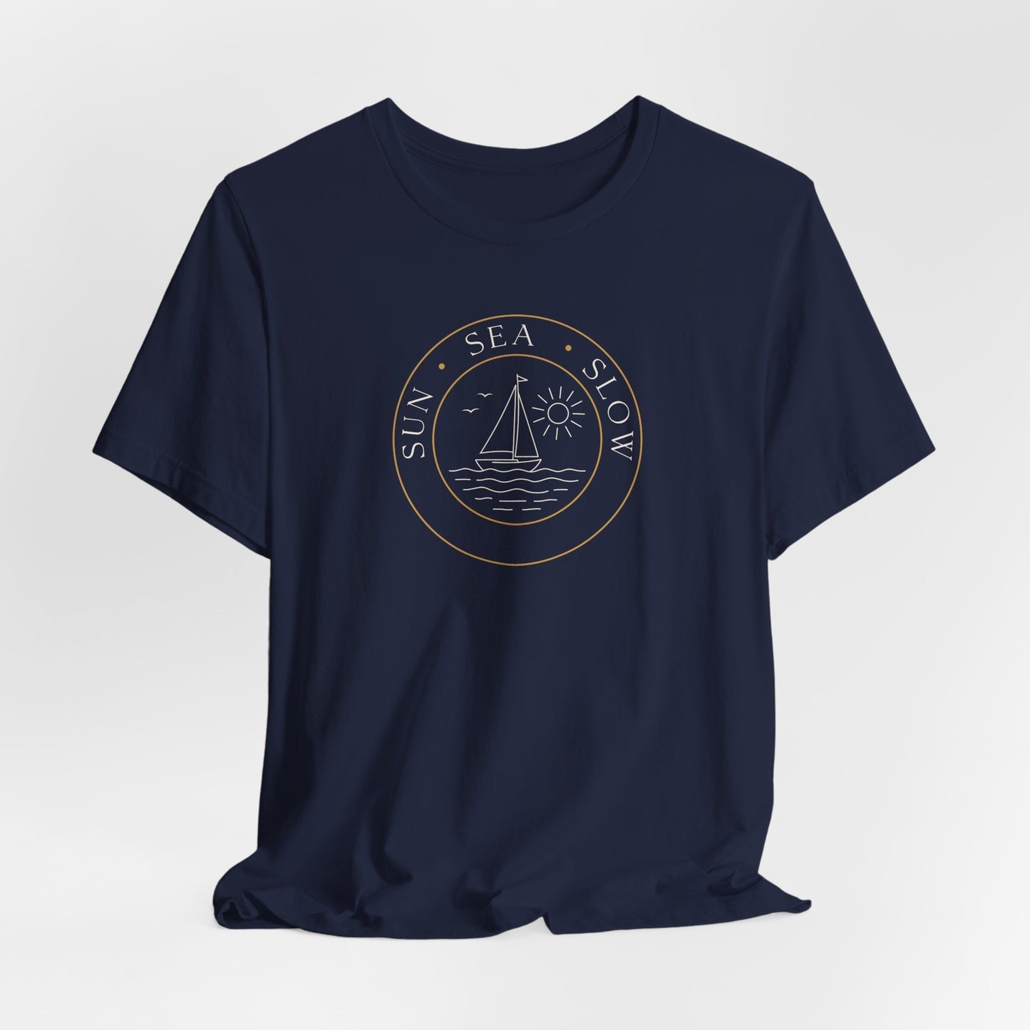 Sun Sea Slow Shirt - Coastal Sailing Graphic Tee