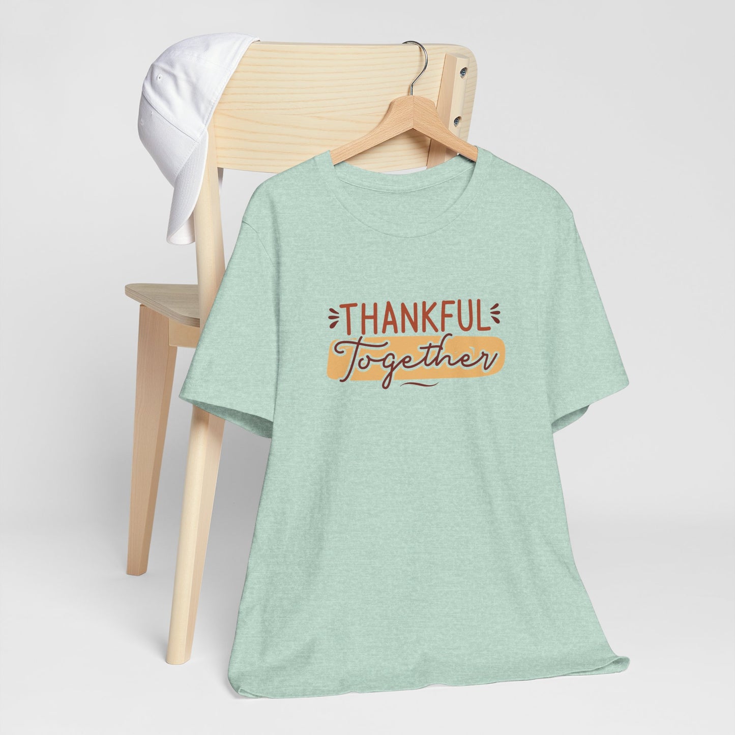 Thankful Together T-Shirt – Matching Thanksgiving Family Tee | Cozy Fall Gratitude Shirt