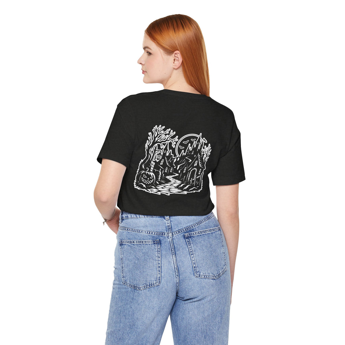 Haunted House Halloween Shirt - Enter If You Dare Graphic Tee