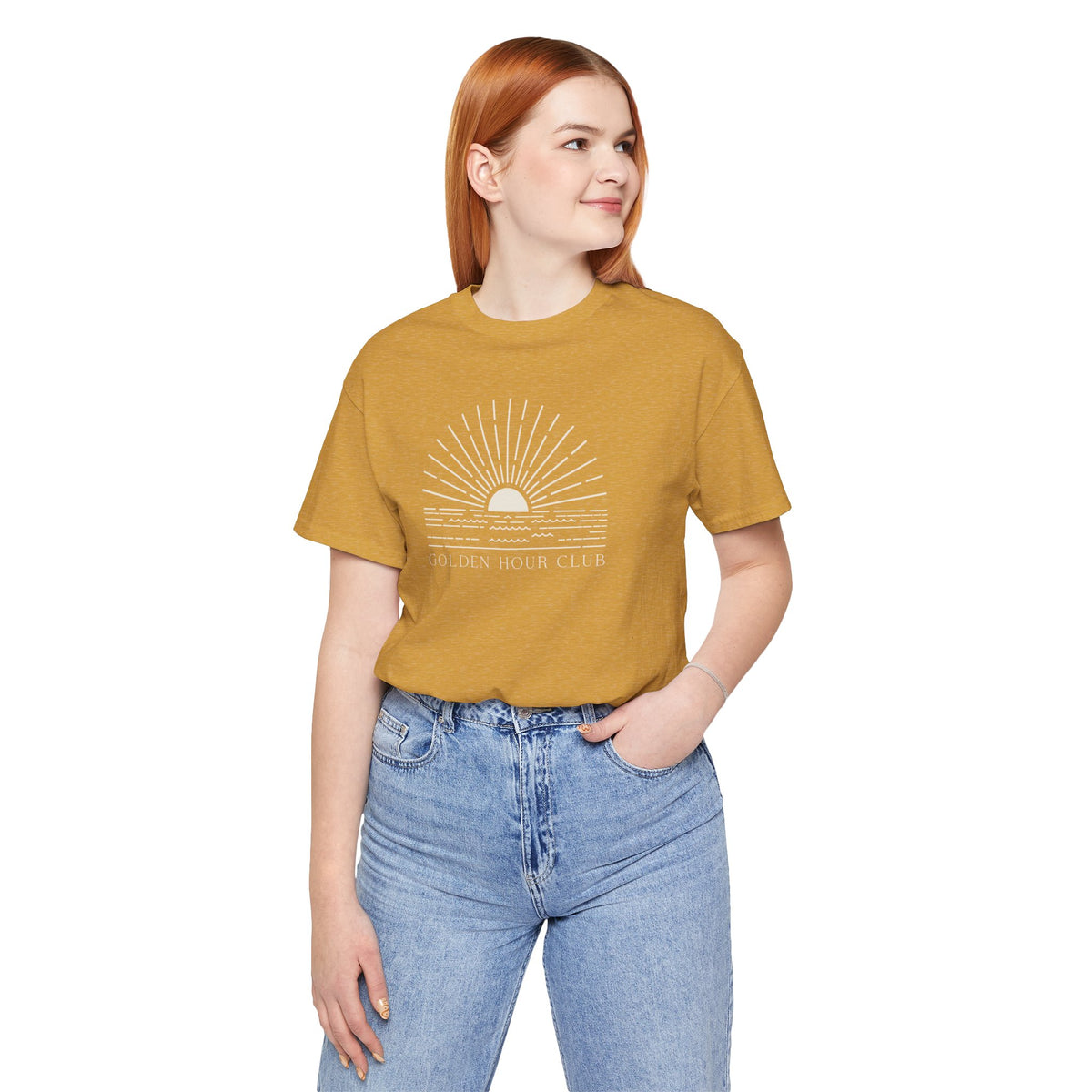 Golden Hour Club Shirt – Coastal Sunset Graphic Tee