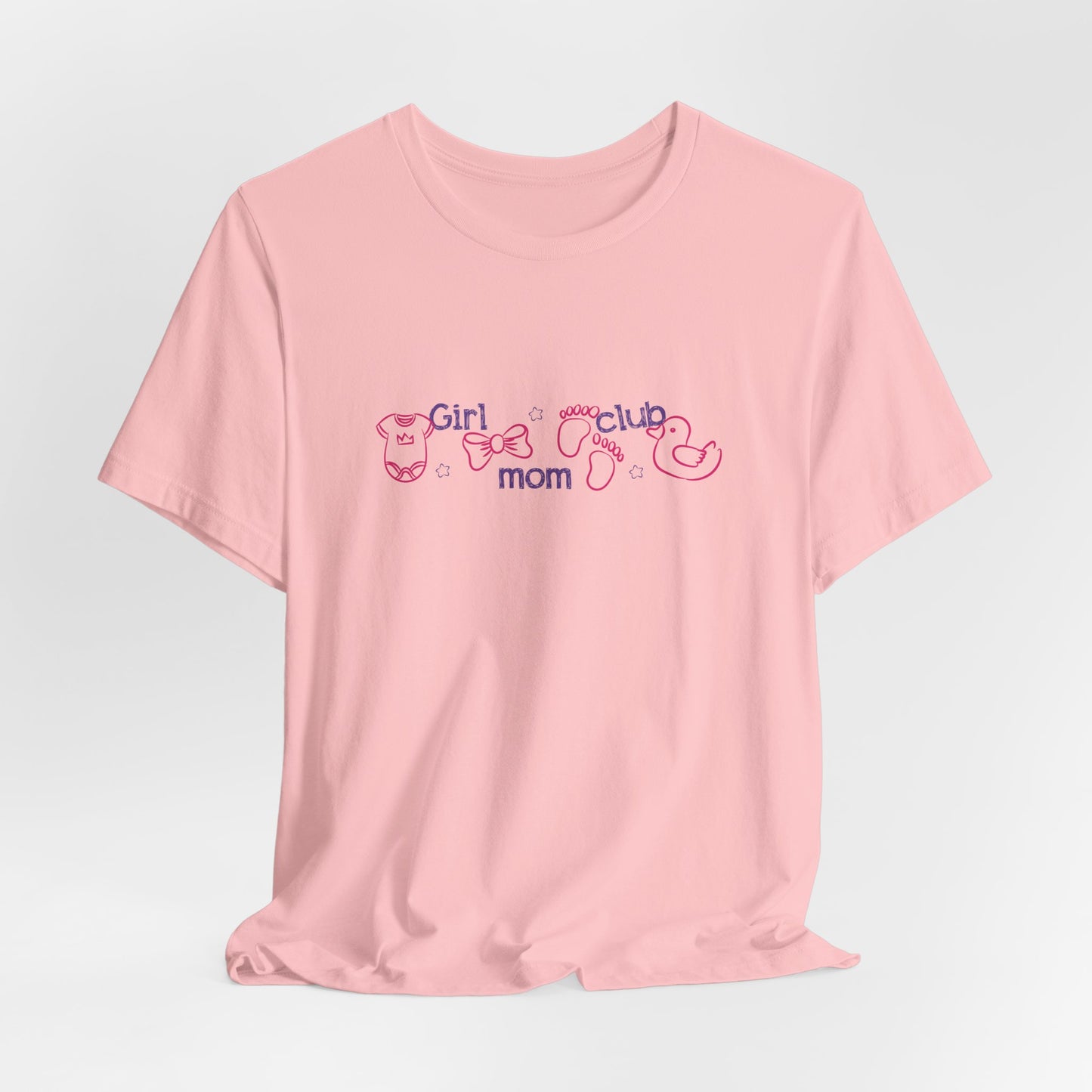 Girl Mom Club Shirt, Cute Girl Mom T-Shirt