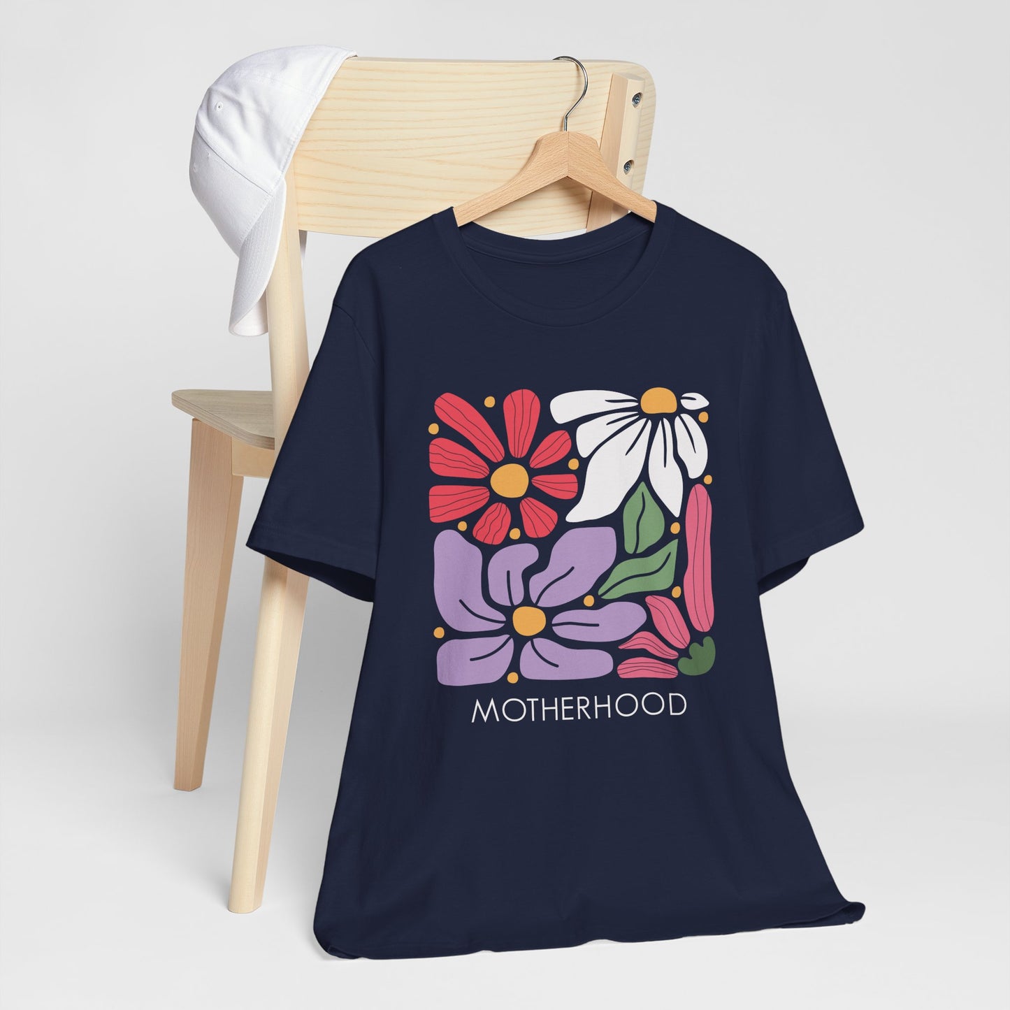 Retro Floral Motherhood Shirt – Cute Aesthetic Mom T-Shirt