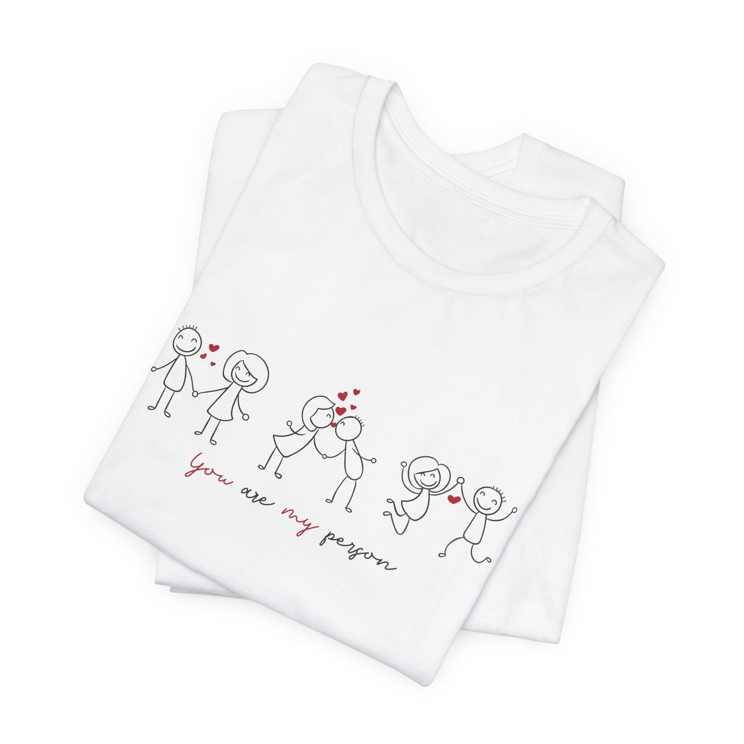 You Are My Person Couple T-Shirt | Minimalist Love Shirt for Couples | Romantic Valentine Gift
