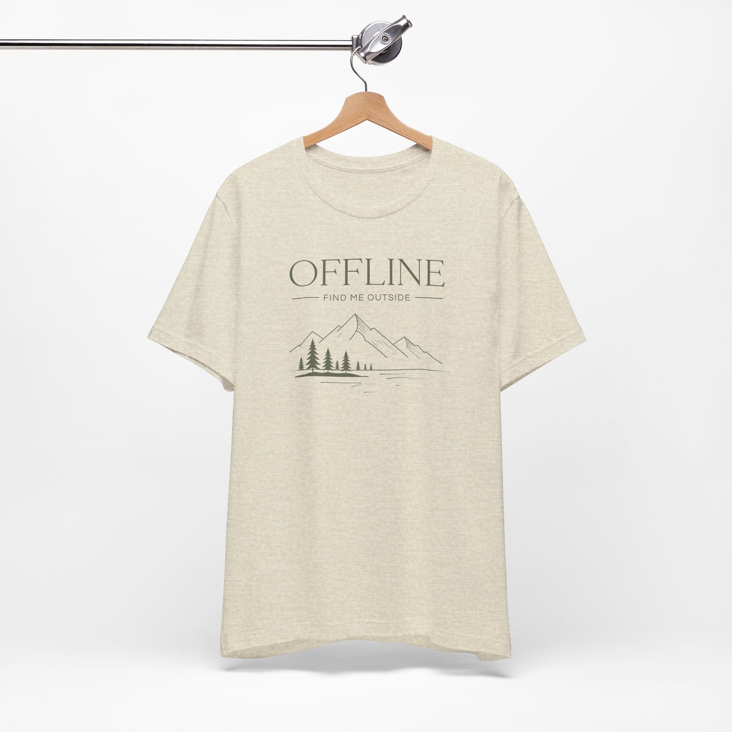 Offline Find Me Outside Shirt - Vintage Outdoor Graphic Tee