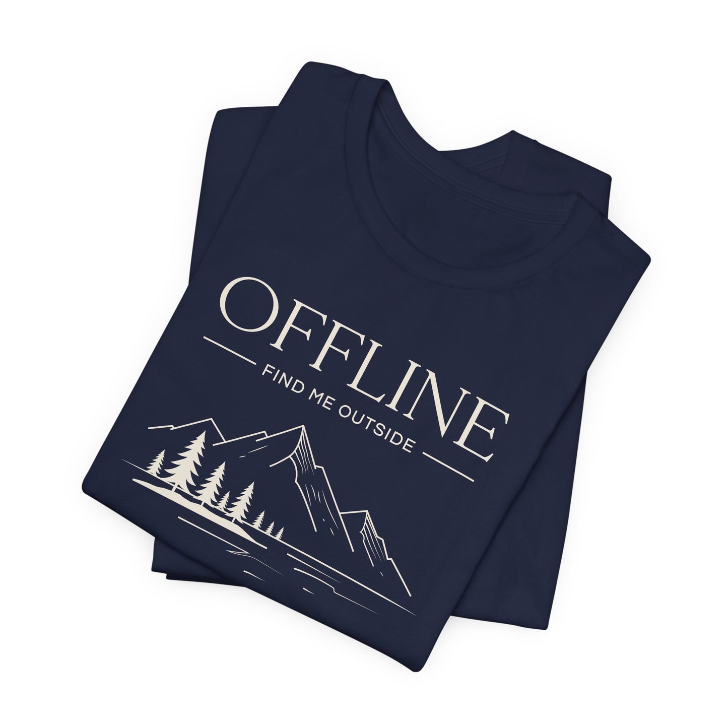 Offline Find Me Outside Shirt - Vintage Outdoor Graphic Tee