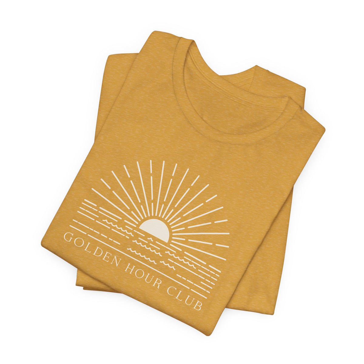 Golden Hour Club Shirt – Coastal Sunset Graphic Tee