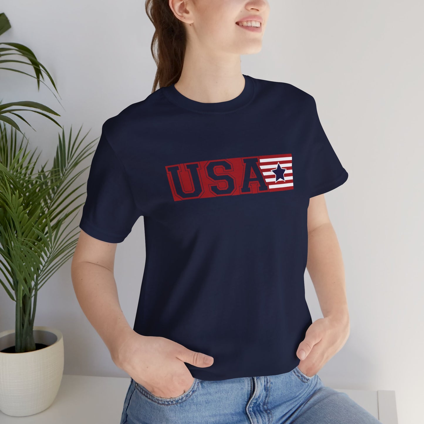 USA Soccer Shirt Patriotic, American Flag Soccer Tee, USA Sports Shirt, 4th of July Shirt, USA Fan Shirt
