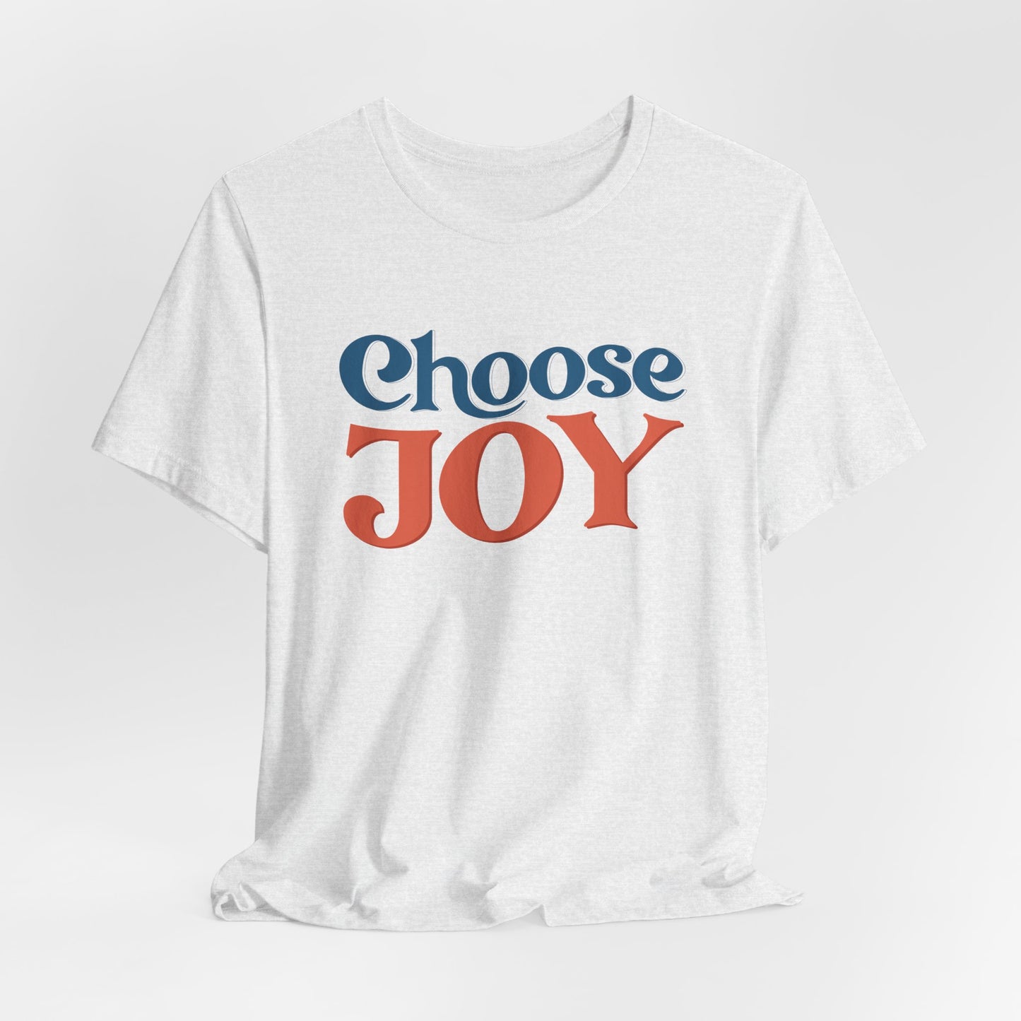 Choose Joy Retro Typography Graphic Tee
