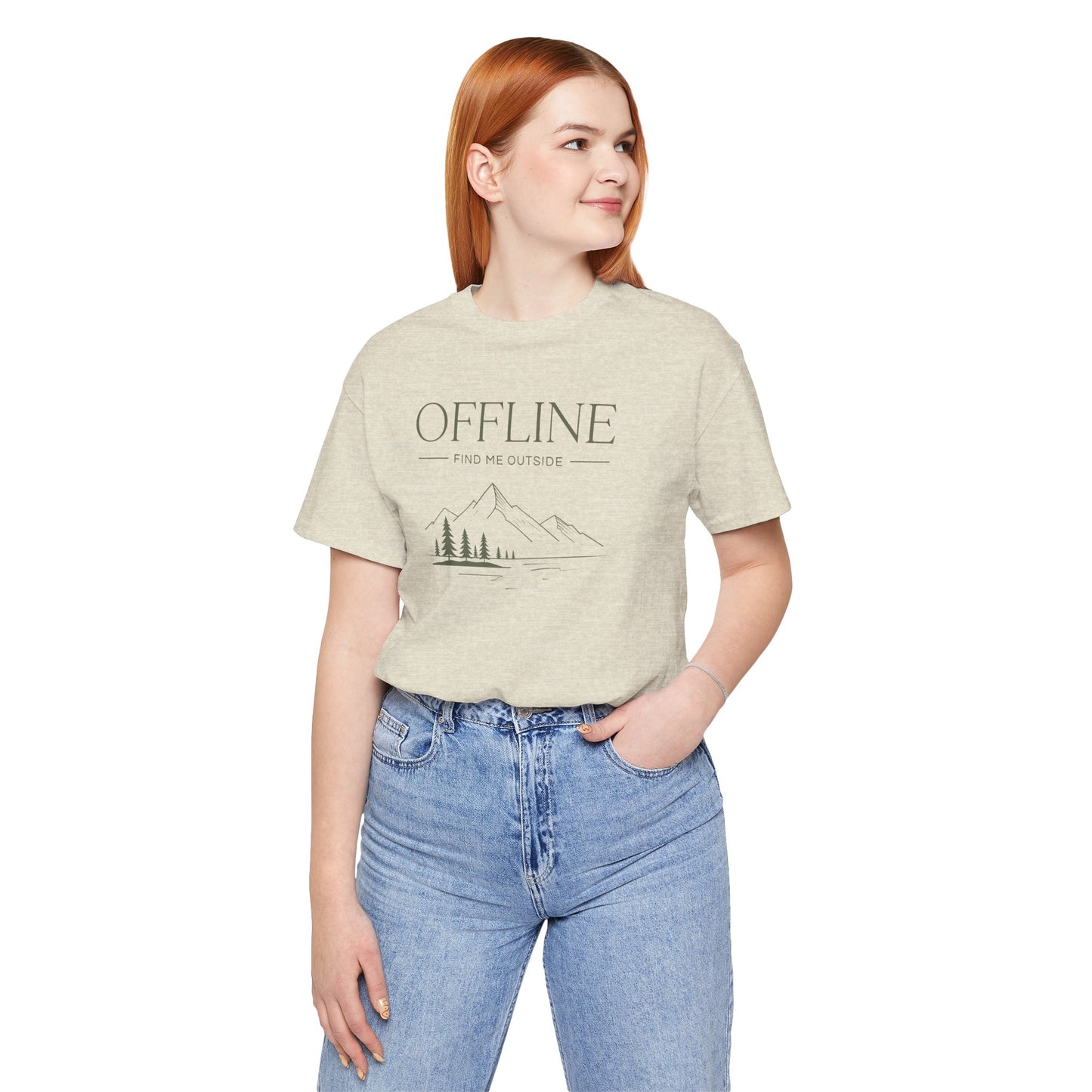 Offline Find Me Outside Shirt - Vintage Outdoor Graphic Tee