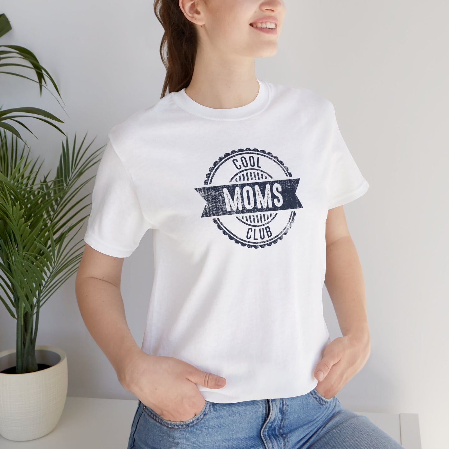 Cool Moms Club Vintage Graphic Tee for Women