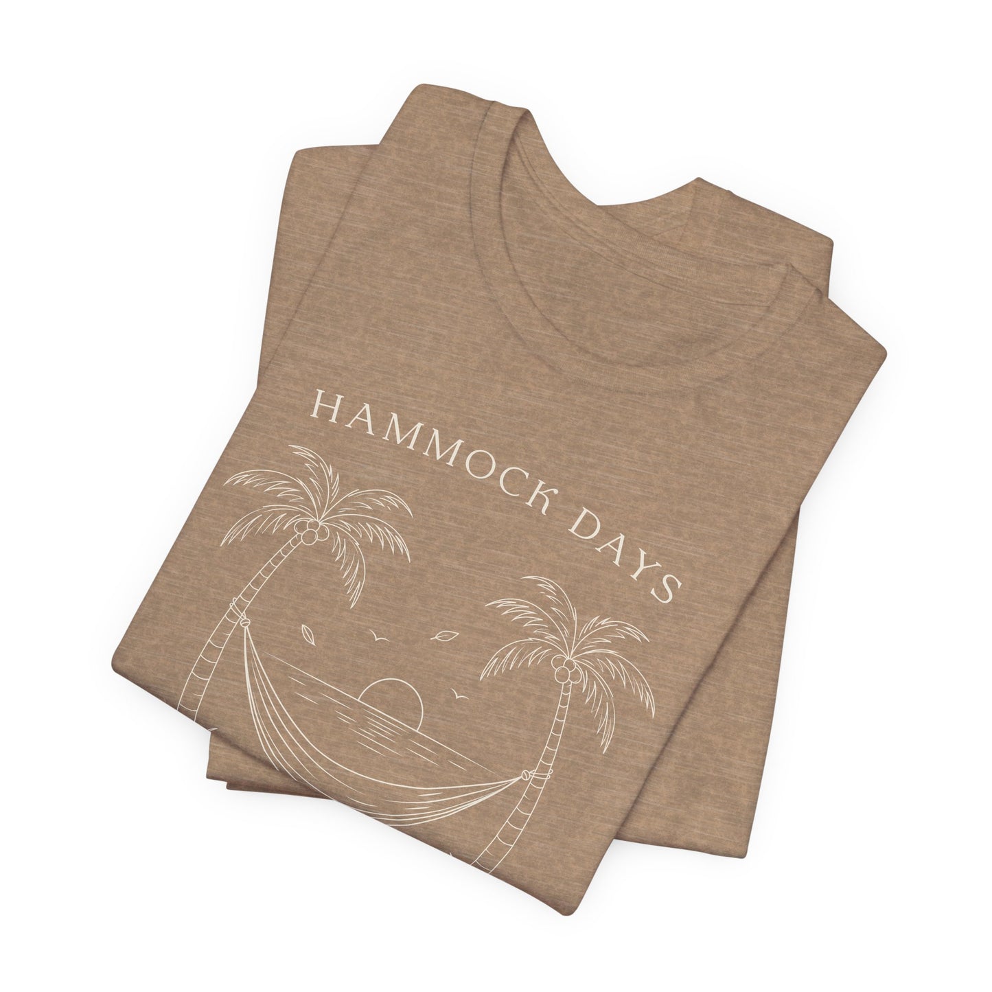 Hammock Days Shirt - Tropical Beach Vacation Graphic Tee