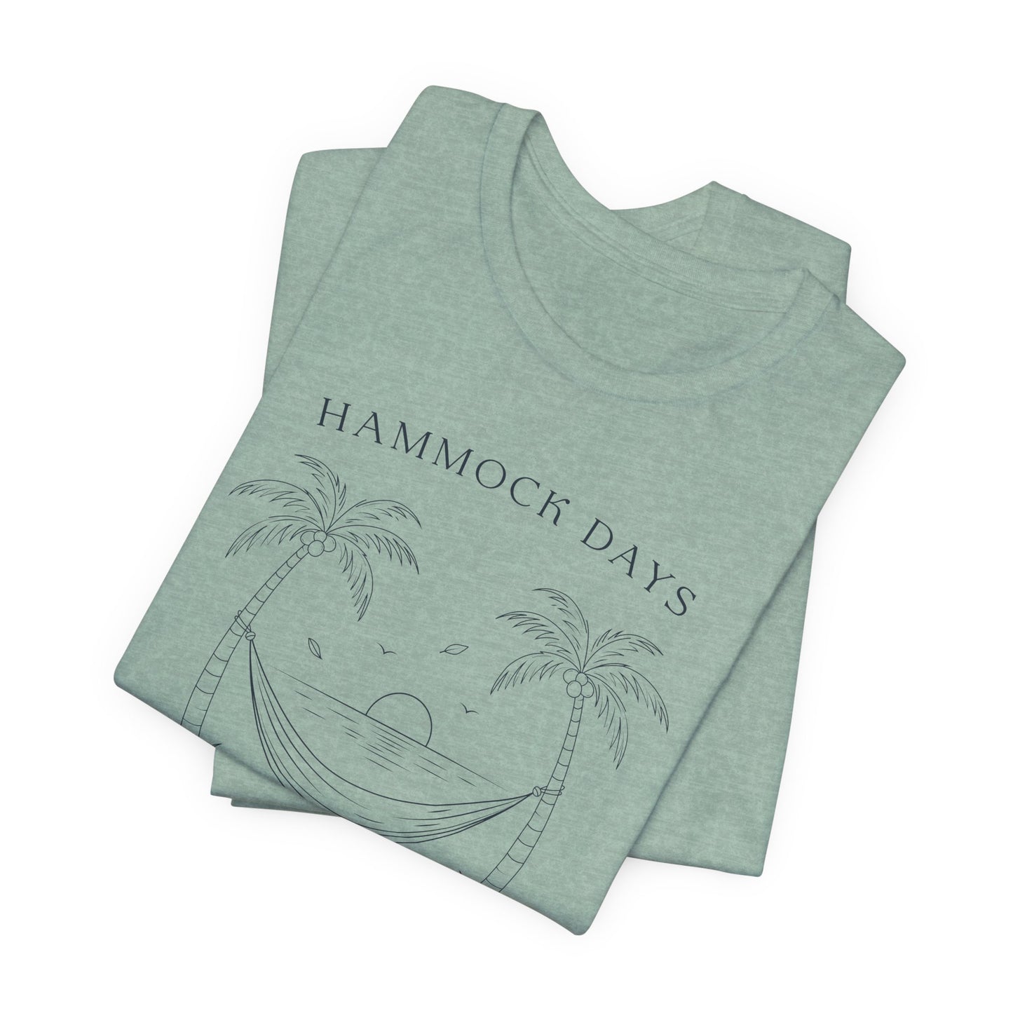 Hammock Days Shirt - Tropical Beach Vacation Graphic Tee