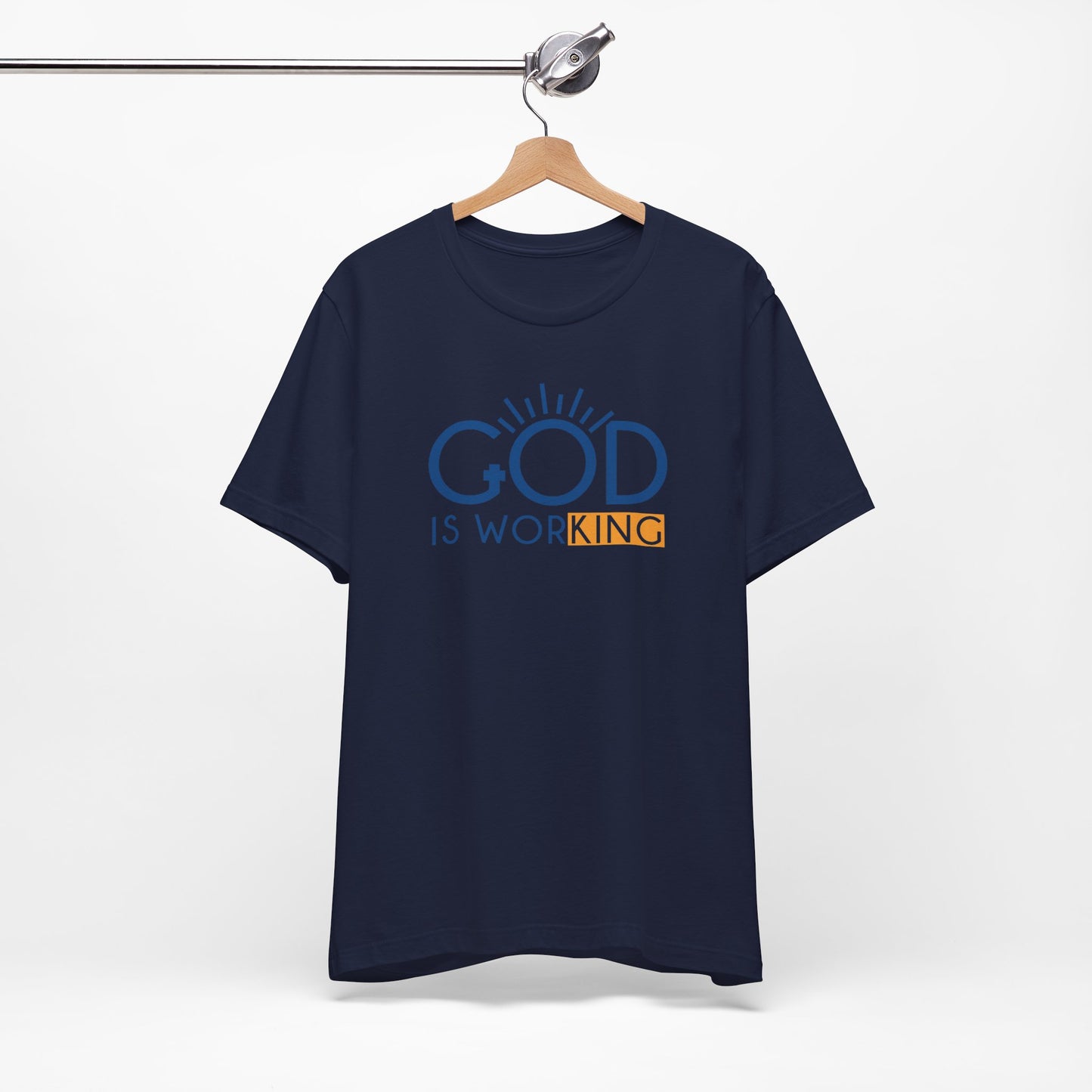 God Is Working Shirt, Christian Inspirational Tee, Faith Based T-Shirt, Motivational Christian Shirt, Spiritual Quote Tee