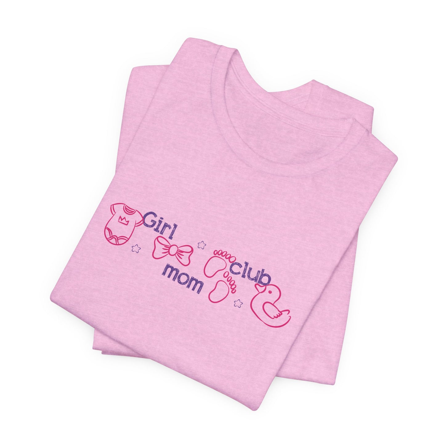 Girl Mom Club Shirt, Cute Girl Mom T-Shirt