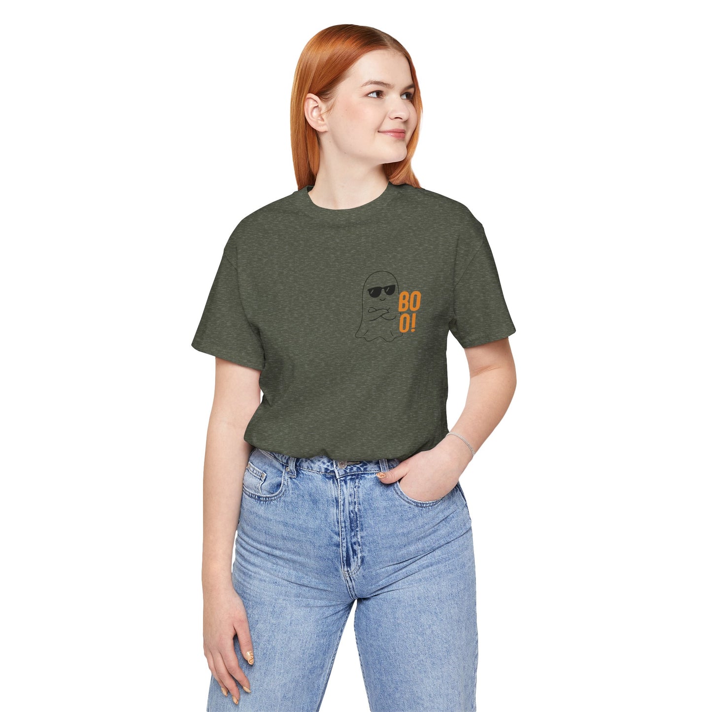 BOO! Halloween Shirt - Bold Minimalist Spooky Graphic Tee