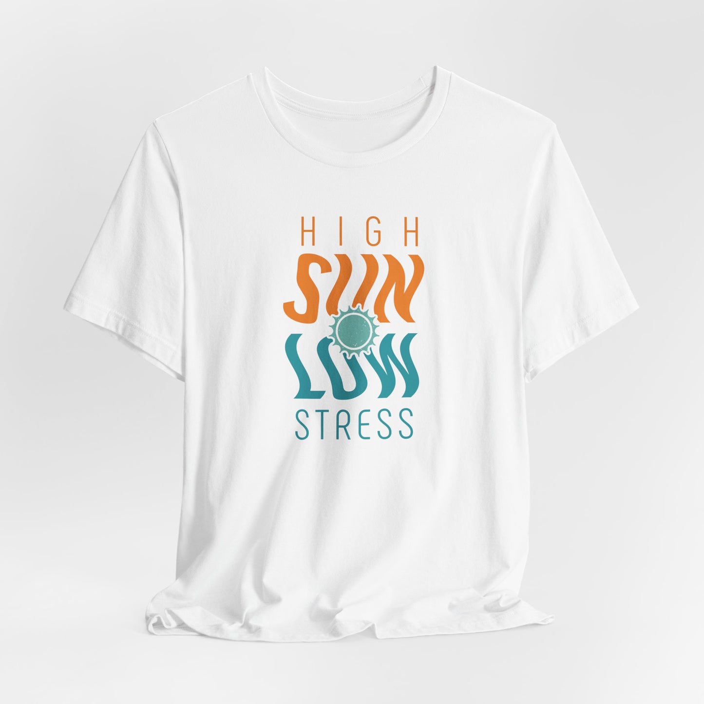 High Sun Stress Shirt | Funny Summer Beach Graphic Tee