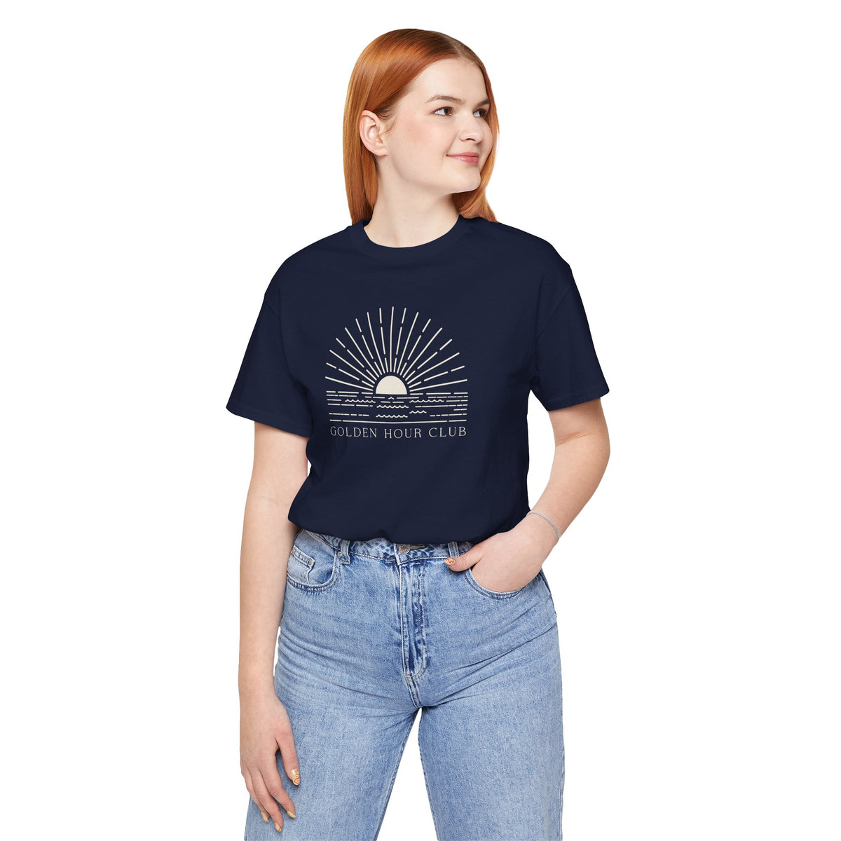 Golden Hour Club Shirt – Coastal Sunset Graphic Tee