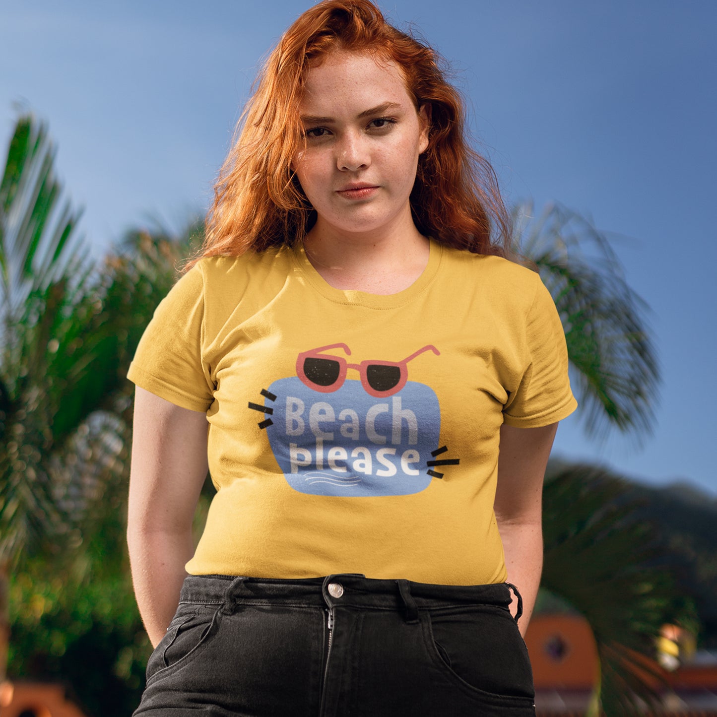 Beach Please Graphic Tee
