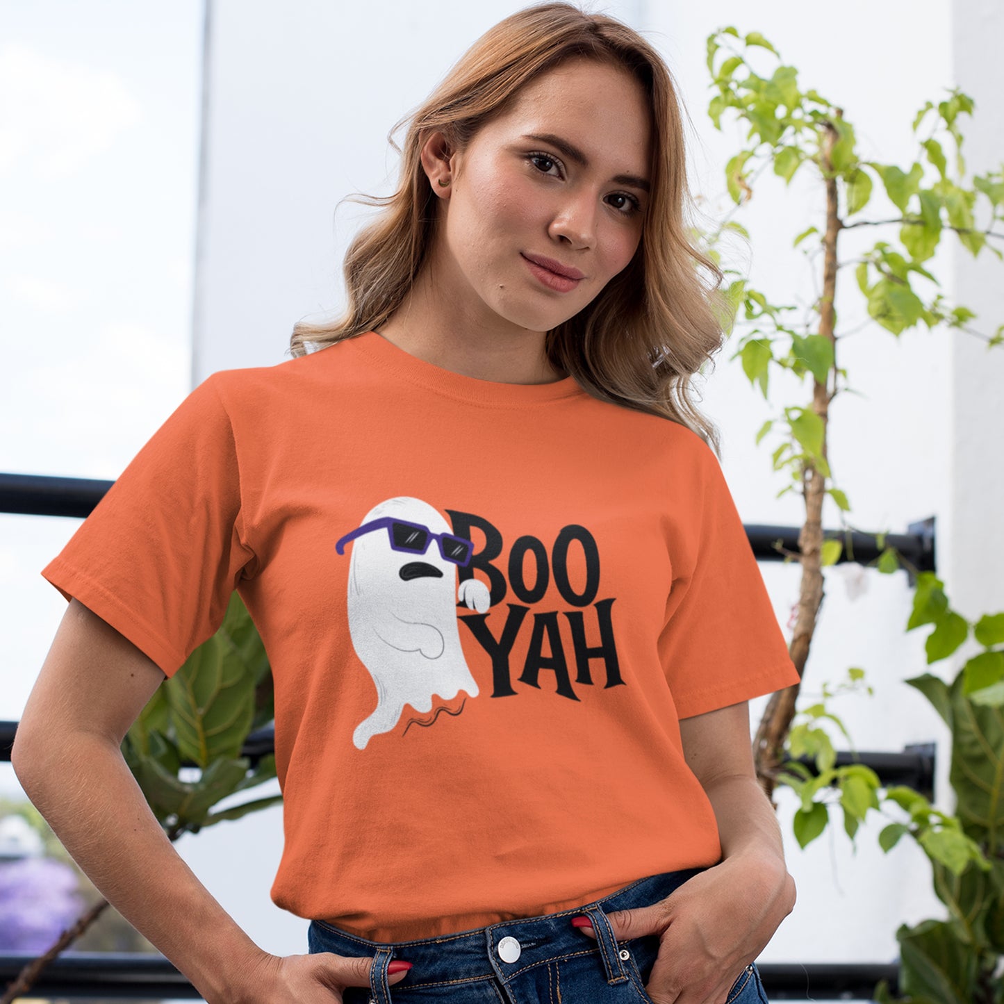 Boo Yah Ghost T-Shirt – Cool Spooky Vibes