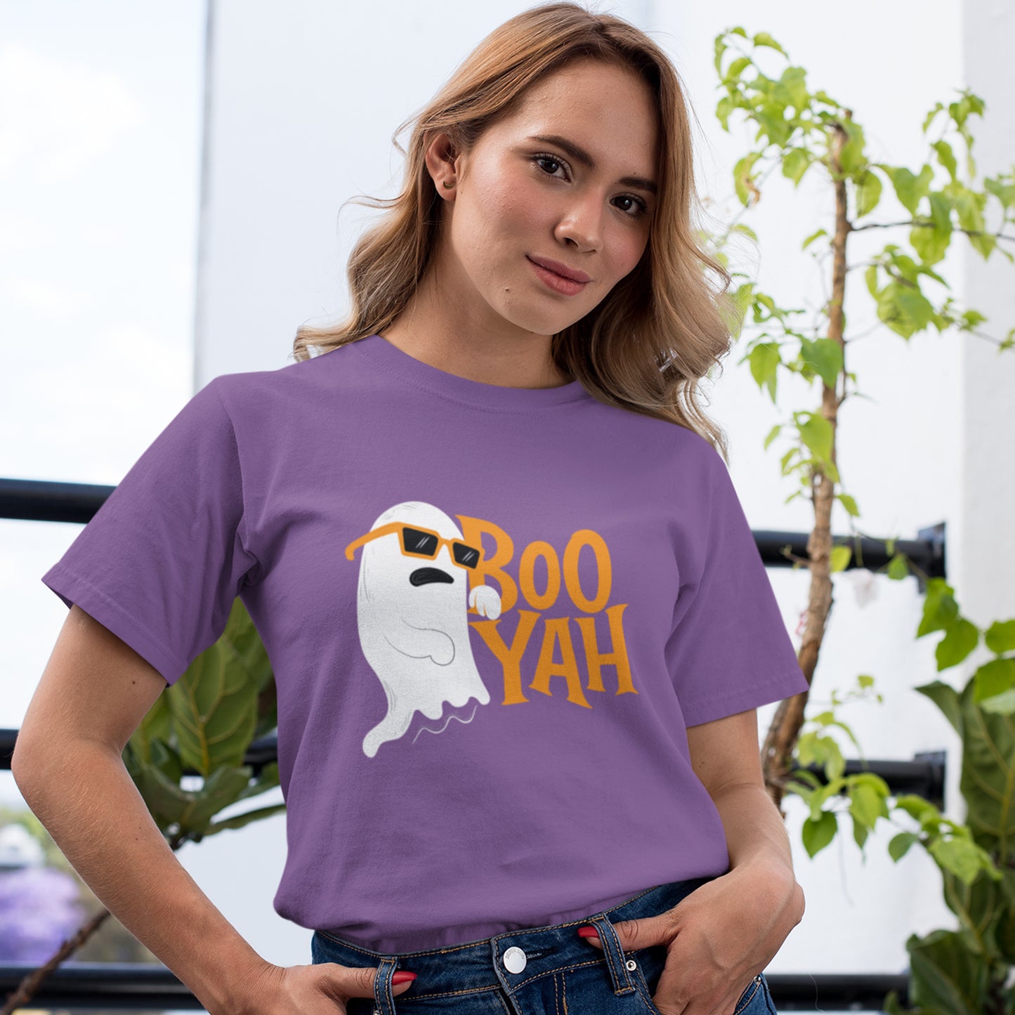 Boo Yah Ghost T-Shirt – Cool Spooky Vibes