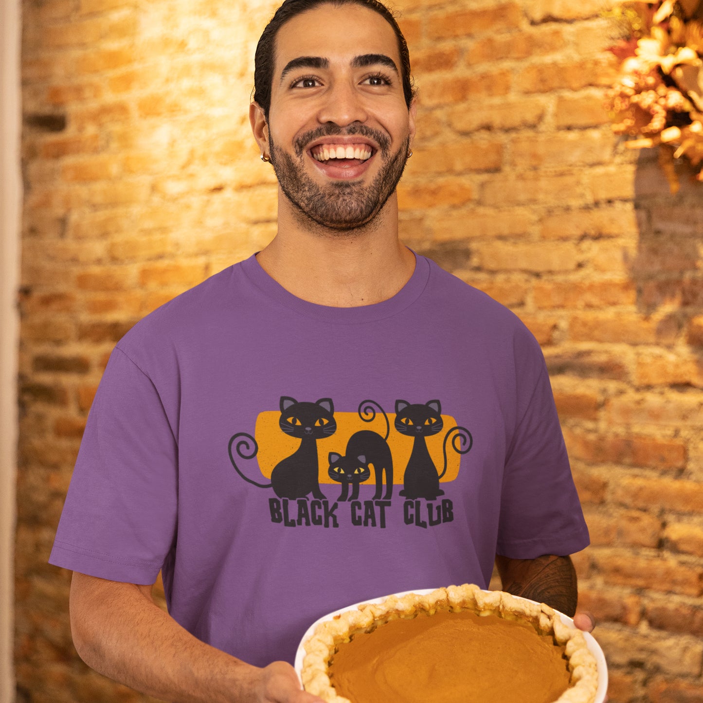 Black Cat Club Halloween Shirt – Cute & Spooky Feline Design