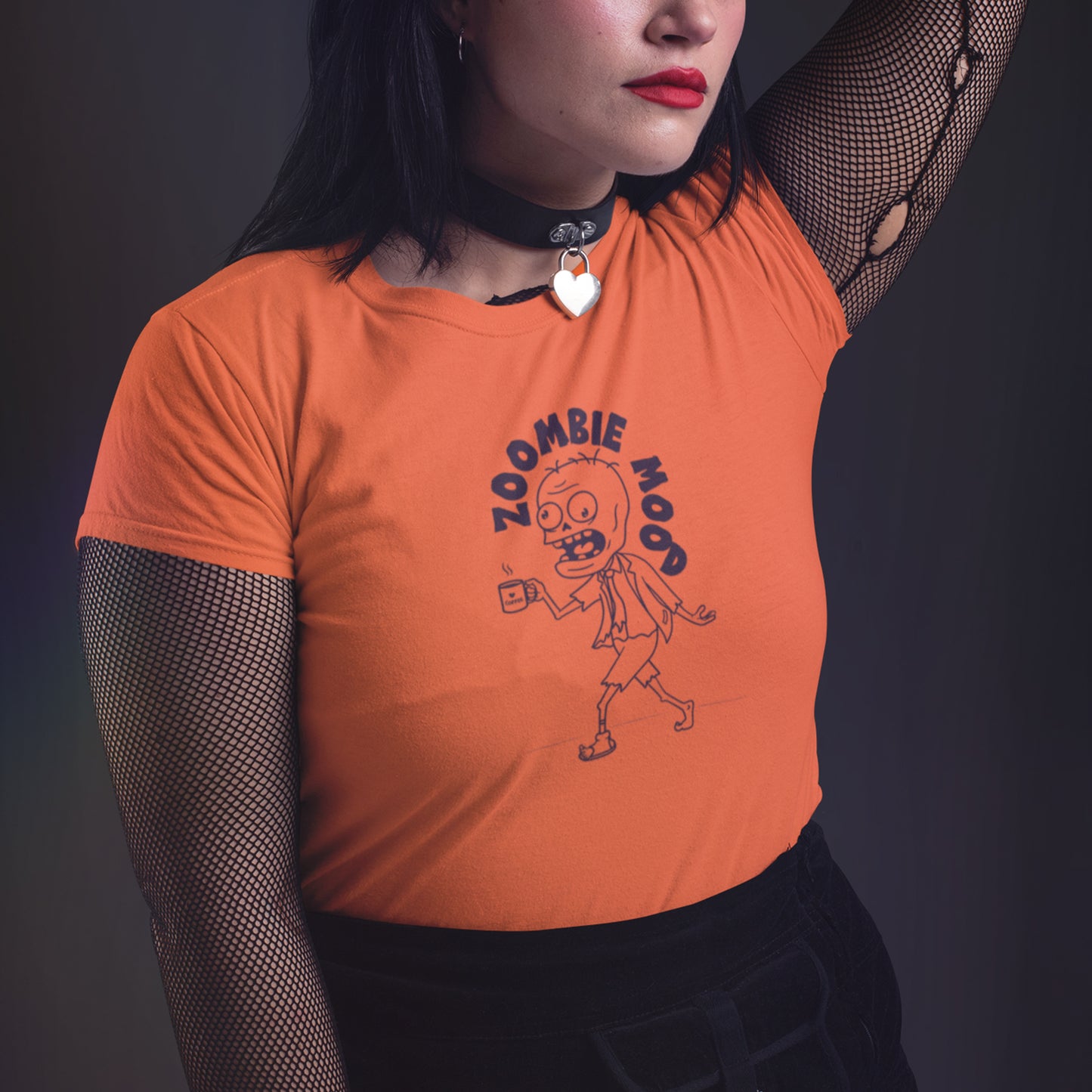 Zoombie Mood T-Shirt – For Coffee Lovers & Night Owls