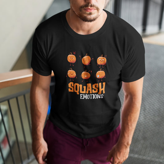 Squash – Cute Pumpkin Faces Halloween T-Shirt