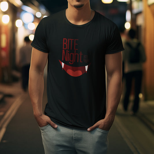 Bite Night – Vampire Halloween Party Tee