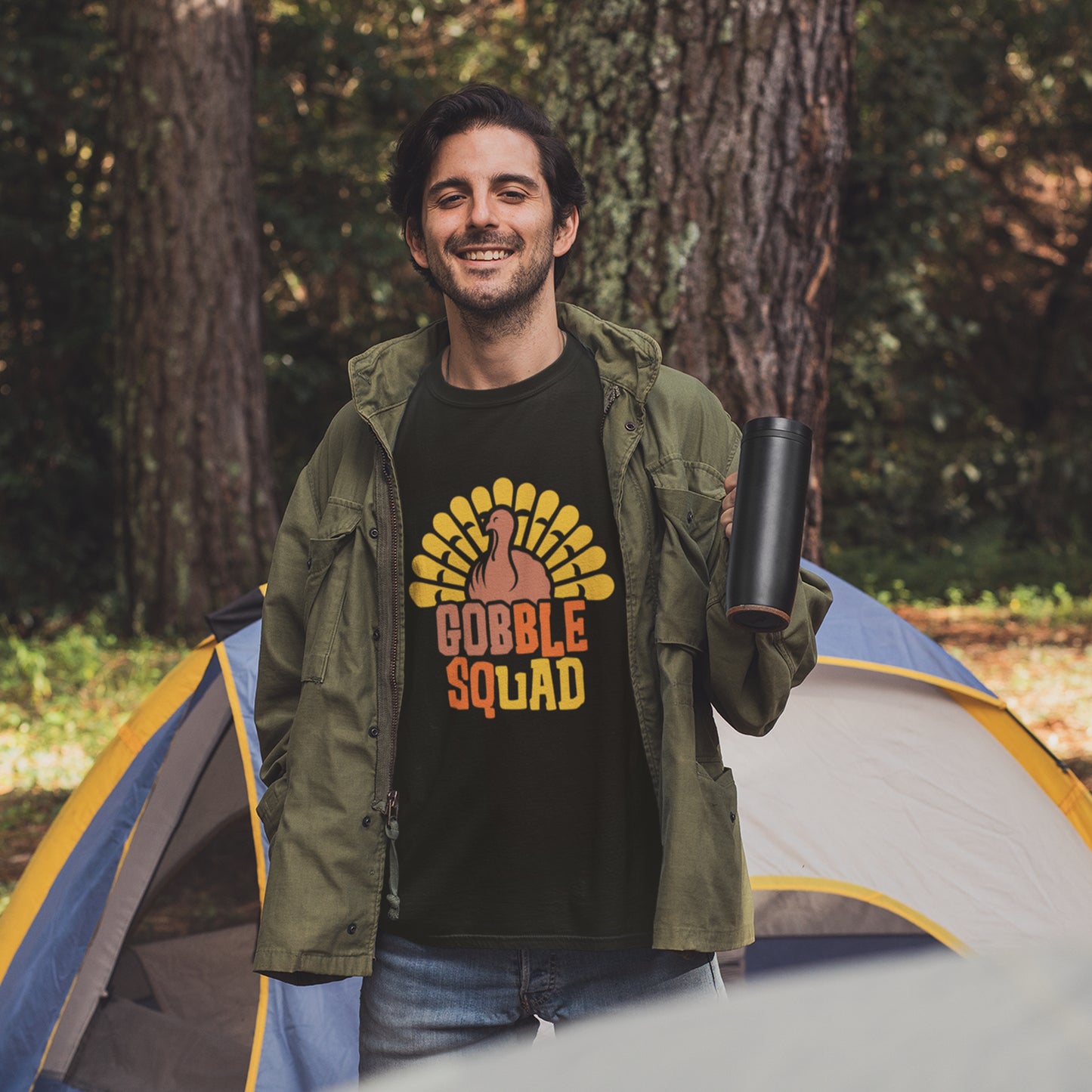 Gobble Squad T-Shirt – Funny Thanksgiving Turkey Tee for Family and Friends | Matching Thanksgiving Outfit