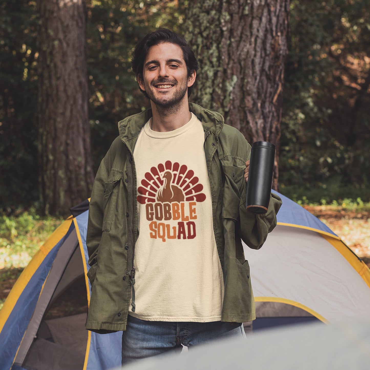 Gobble Squad T-Shirt – Funny Thanksgiving Turkey Tee for Family and Friends | Matching Thanksgiving Outfit