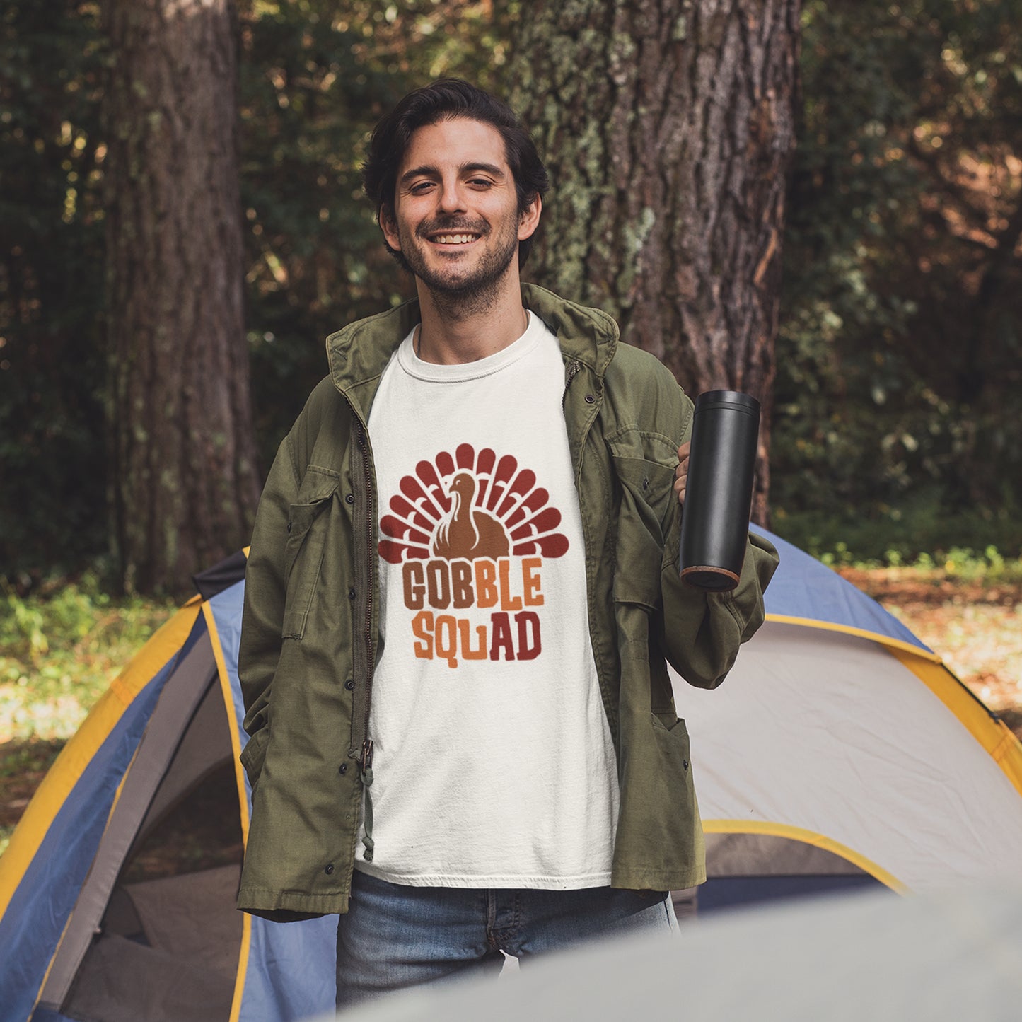 Gobble Squad T-Shirt – Funny Thanksgiving Turkey Tee for Family and Friends | Matching Thanksgiving Outfit