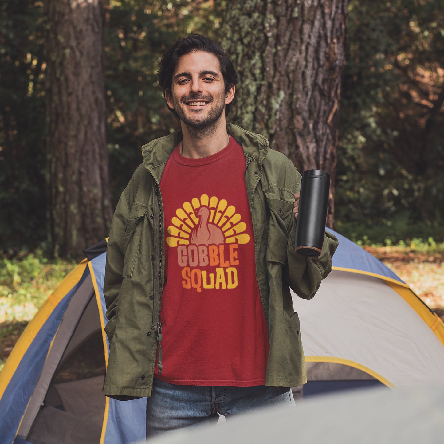 Gobble Squad T-Shirt – Funny Thanksgiving Turkey Tee for Family and Friends | Matching Thanksgiving Outfit