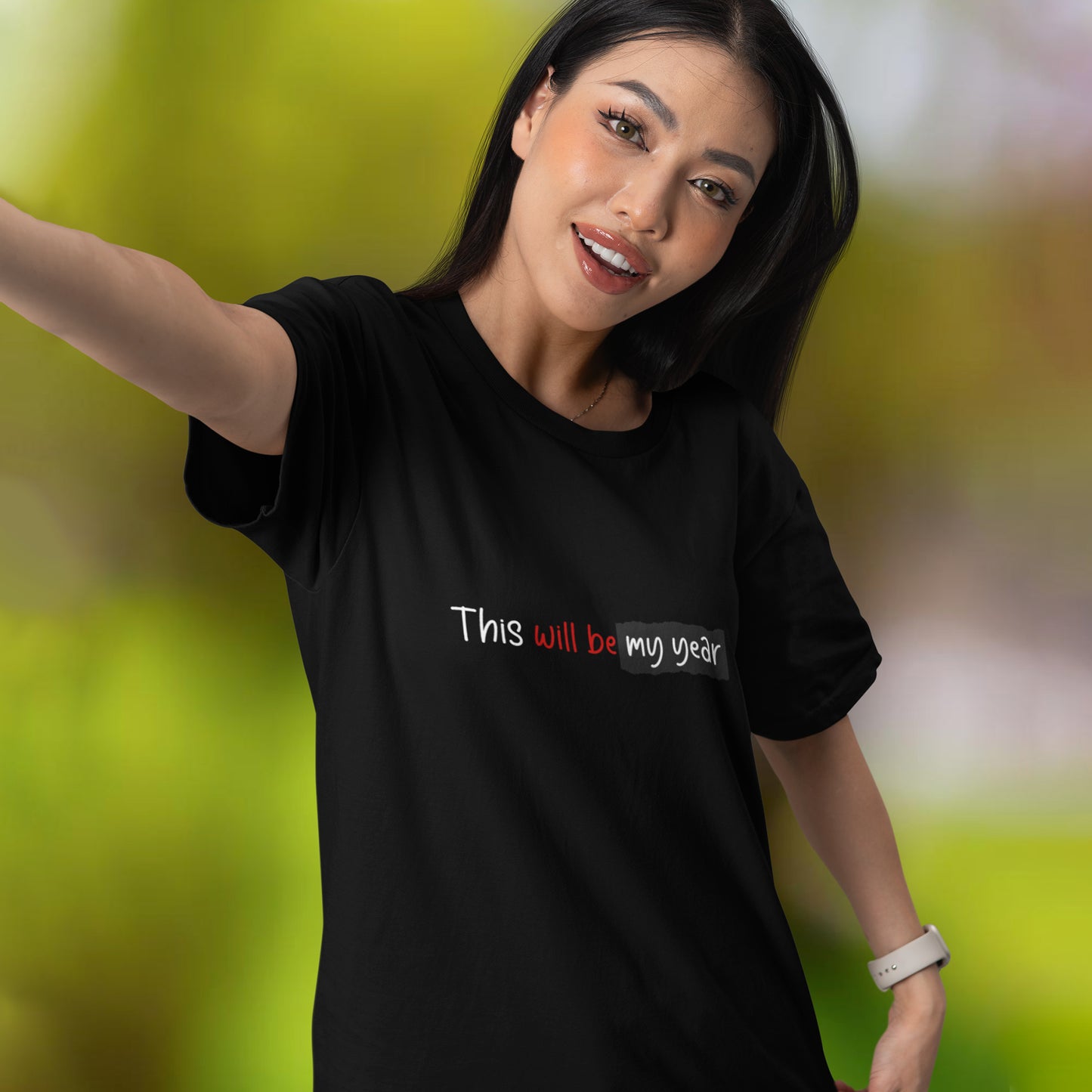 This Will Be My Year T-Shirt – Motivational New Year Minimal Quote Shirt