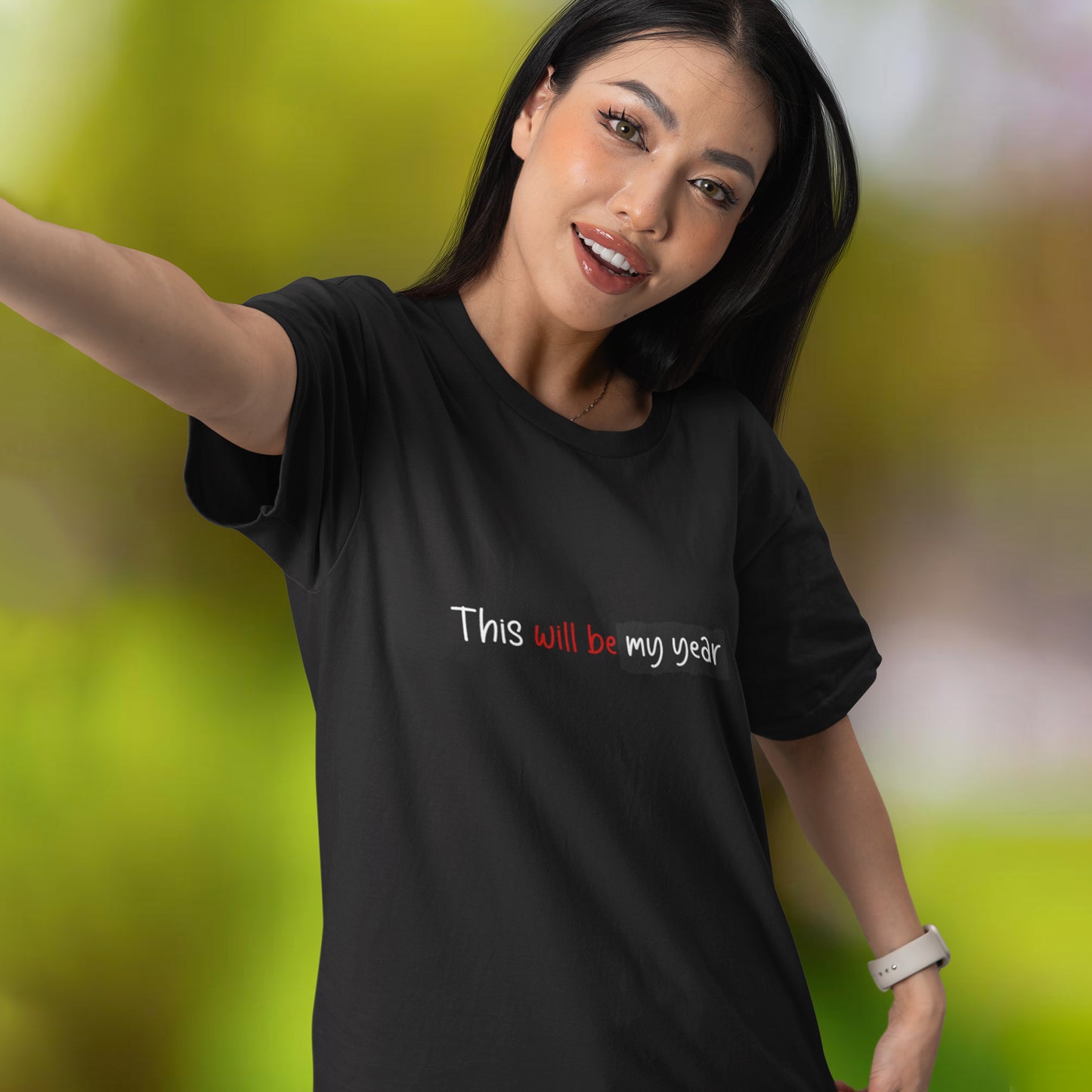 This Will Be My Year T-Shirt – Motivational New Year Minimal Quote Shirt