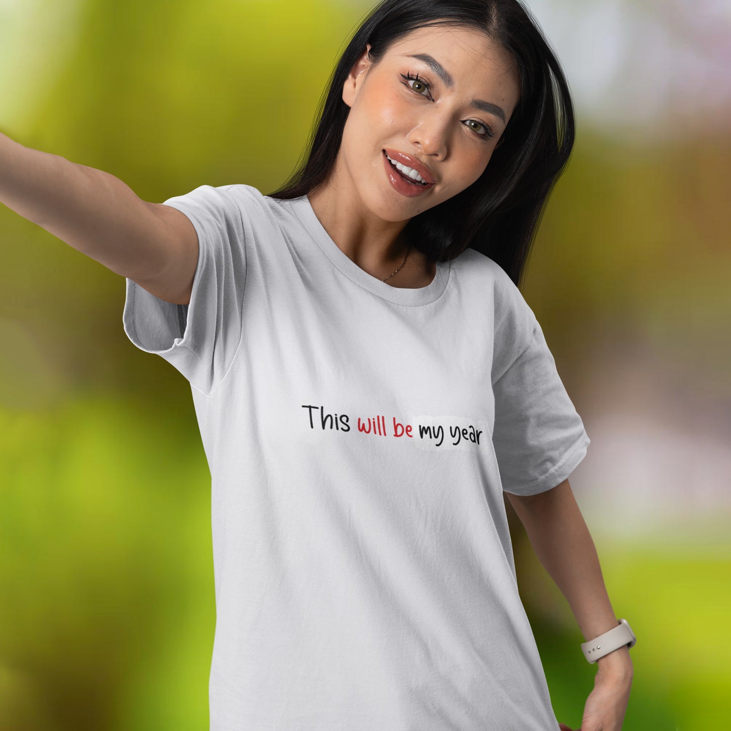 This Will Be My Year T-Shirt – Motivational New Year Minimal Quote Shirt