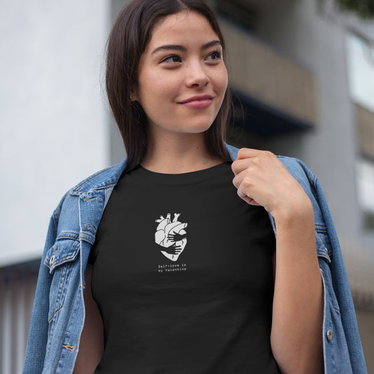 Self Love Is My Valentine Shirt - Anatomical Heart Aesthetic Tee