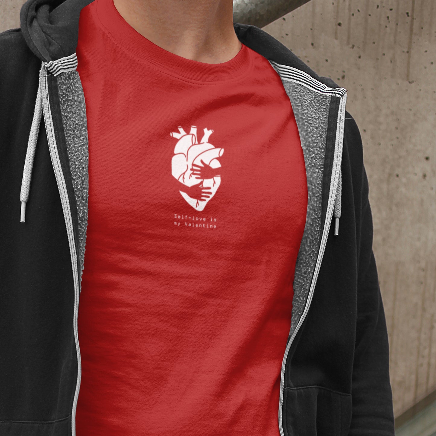 Self Love Is My Valentine Shirt - Anatomical Heart Aesthetic Tee