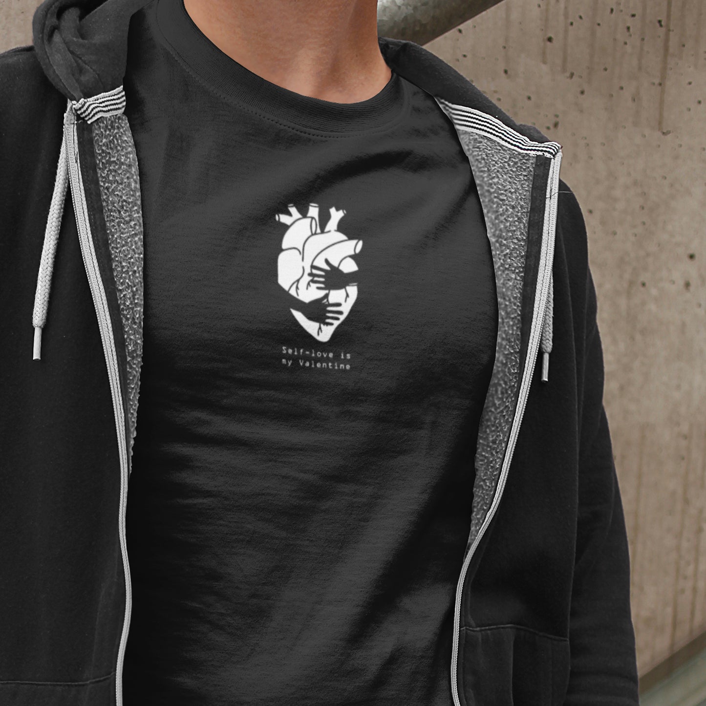 Self Love Is My Valentine Shirt - Anatomical Heart Aesthetic Tee