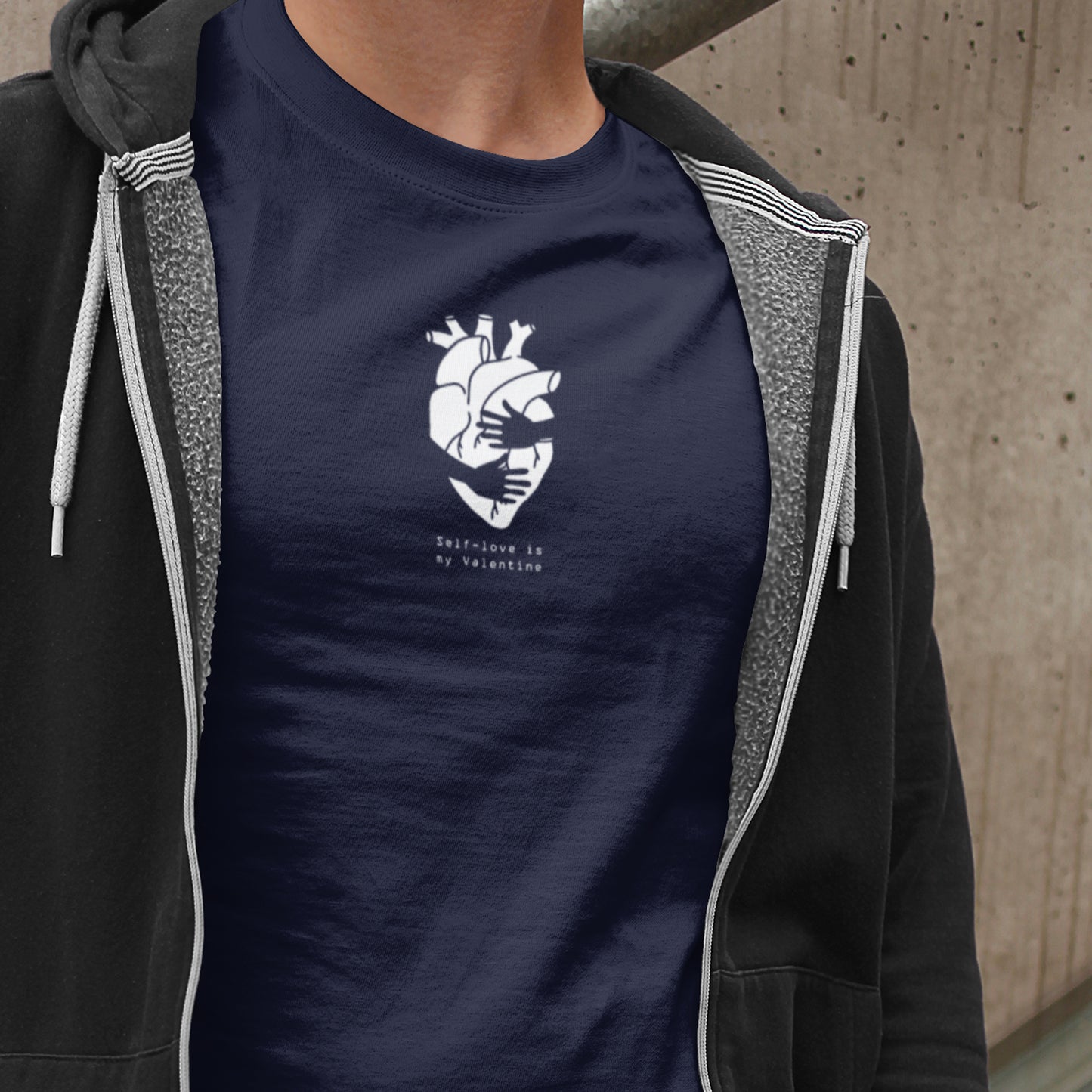 Self Love Is My Valentine Shirt - Anatomical Heart Aesthetic Tee