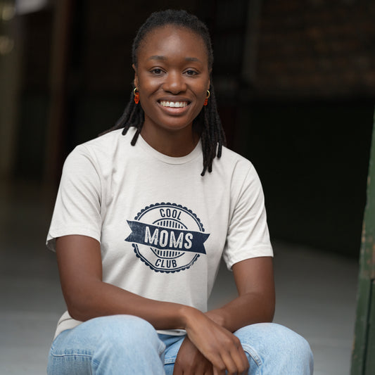Cool Moms Club Vintage Graphic Tee for Women