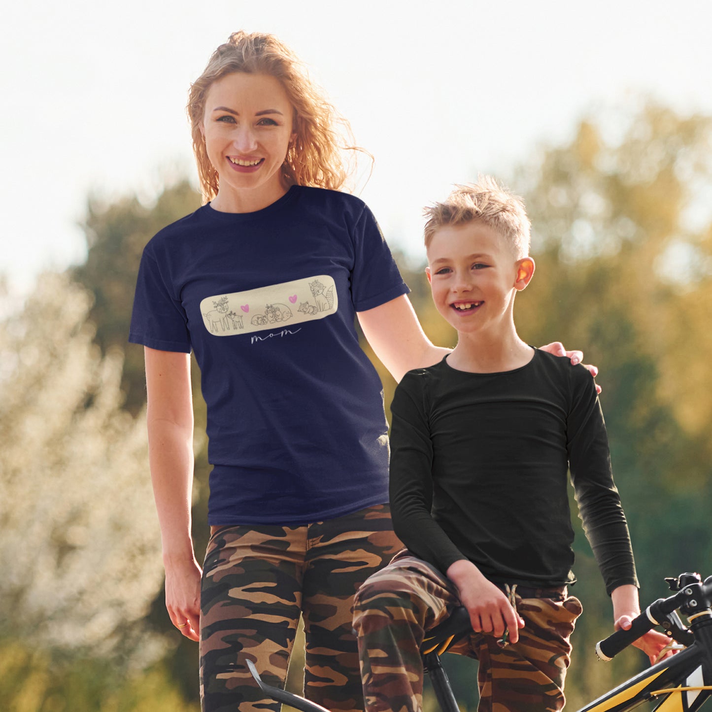 Cute Woodland Animal Mom Shirt - Adorable Mother’s Day Gift