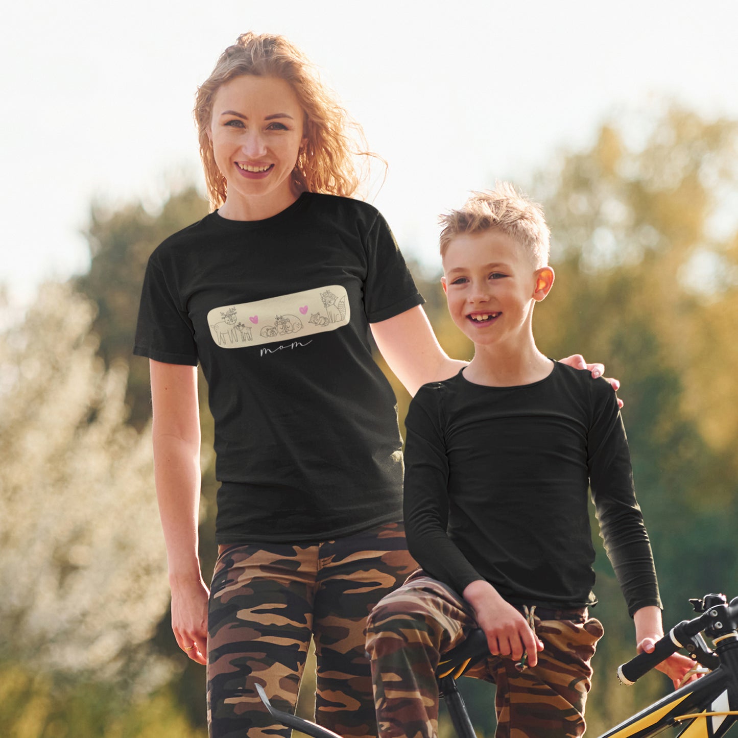 Cute Woodland Animal Mom Shirt - Adorable Mother’s Day Gift