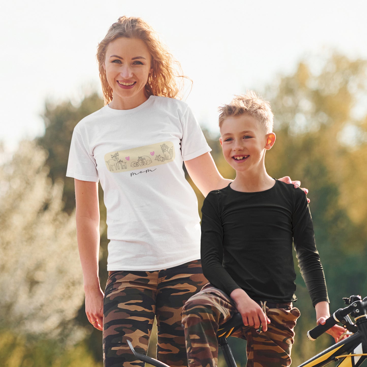 Cute Woodland Animal Mom Shirt - Adorable Mother’s Day Gift