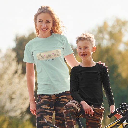 Cute Woodland Animal Mom Shirt - Adorable Mother’s Day Gift