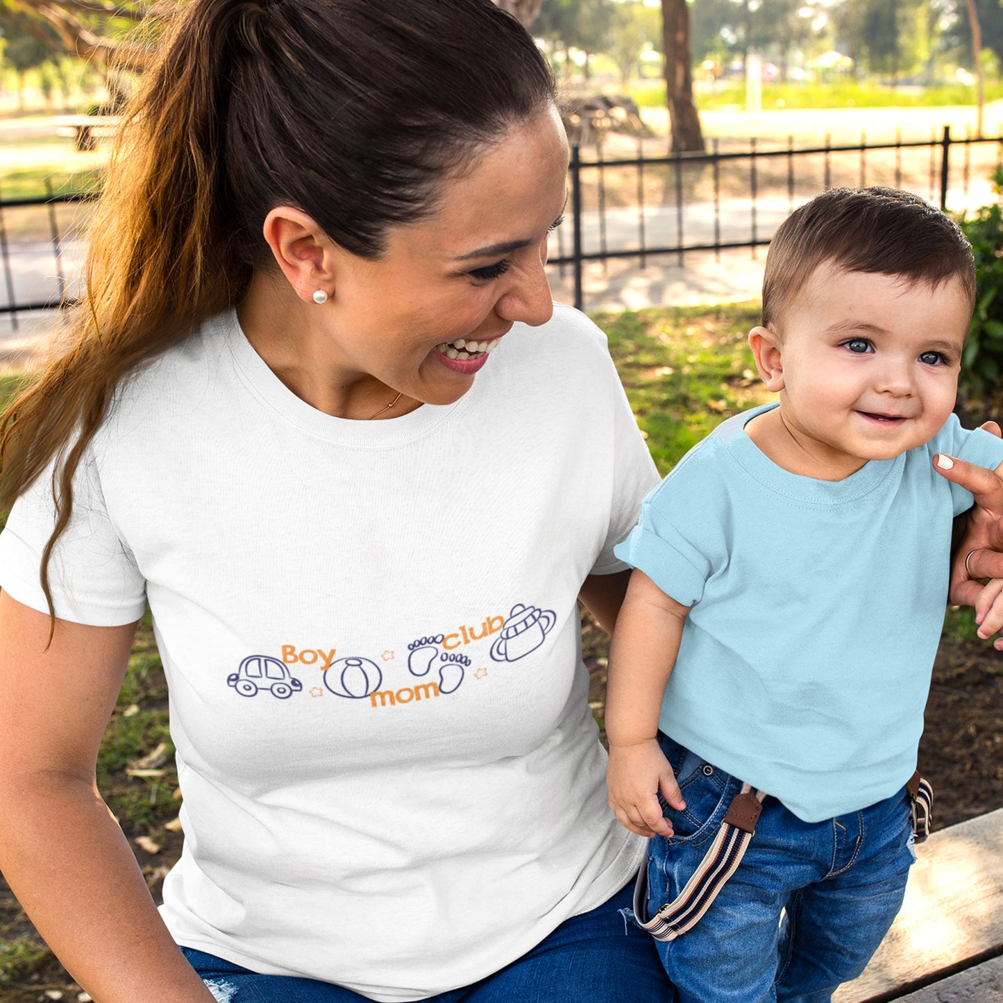 Boy Mom Club Shirt, Cute Boy Mom T-Shirt