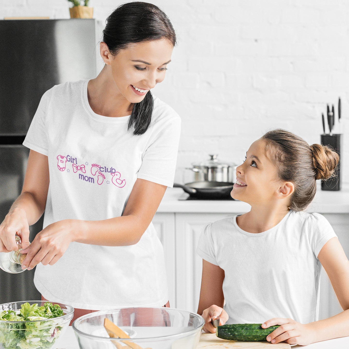 Girl Mom Club Shirt, Cute Girl Mom T-Shirt
