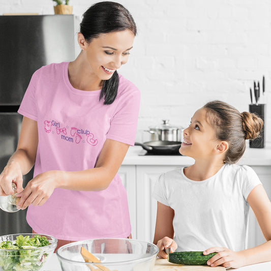 Girl Mom Club Shirt, Cute Girl Mom T-Shirt