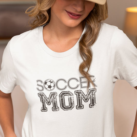 Soccer Mom Shirt Vintage Distressed, Football Mom Tee, Game Day Shirt